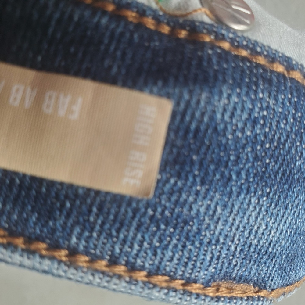 KUT from the Kloth Reese High Rise Fab Ab Ankle Straight Leg Jeans Blue Size 10 - Picture 2 of 13